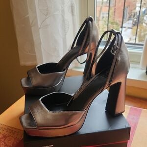 Vince Camuto Brenla Chic Metallic Platform Heels